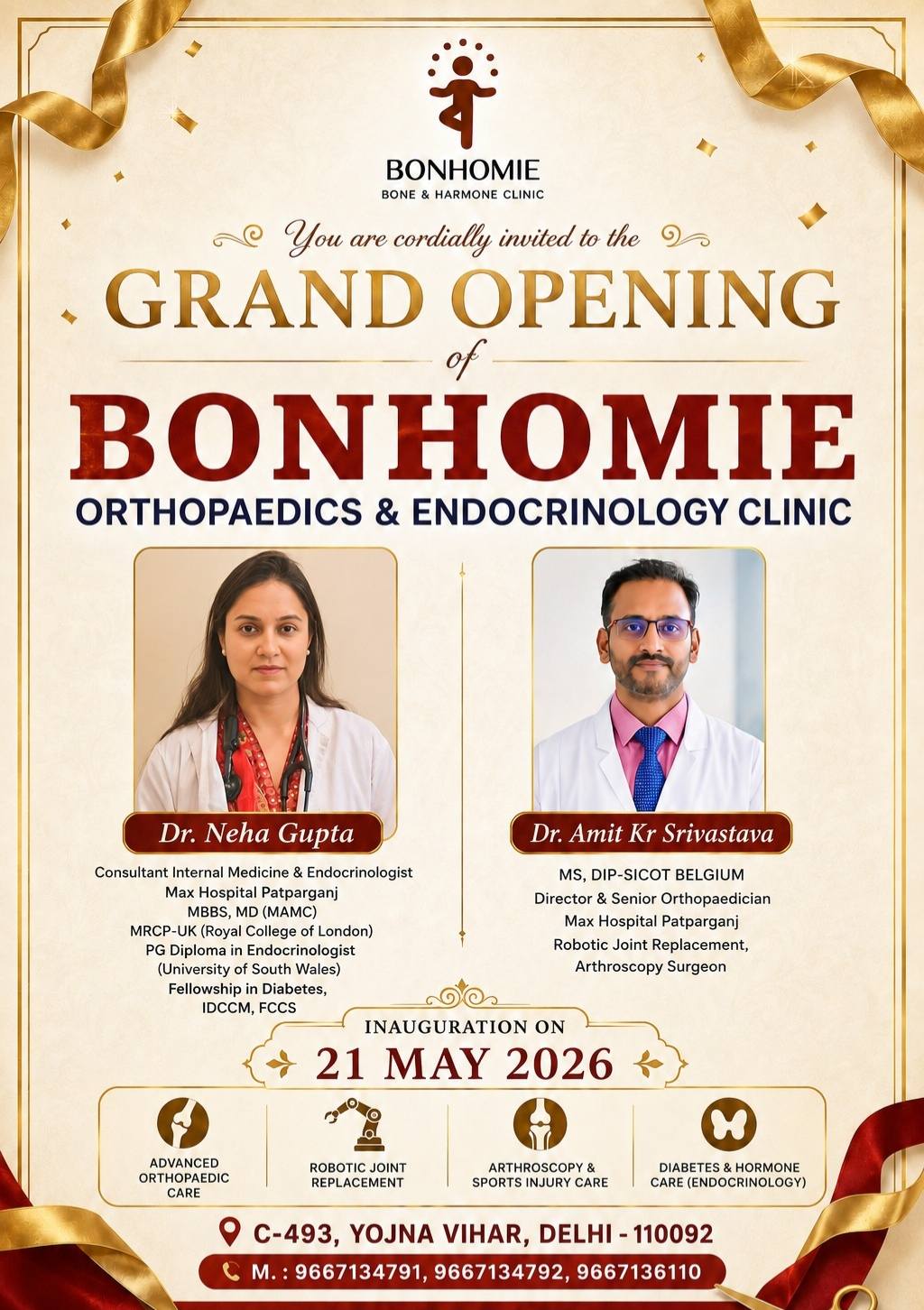 Trustee Visit to a new Clinic, 21.05.26