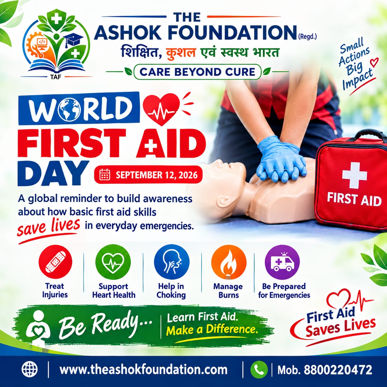 World First AID Day, 12 Sep 2026